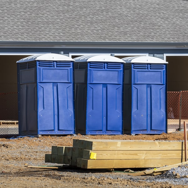 how often are the porta potties cleaned and serviced during a rental period in Manor GA